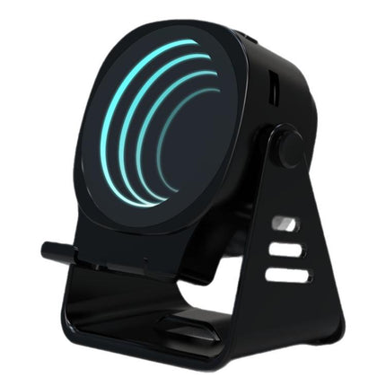 Wireless Induction Speaker With Phone Stand Multifunctional Desktop Bluetooth Speaker Night Light
