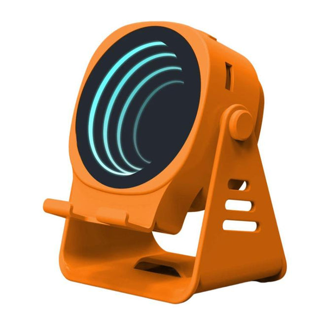 Wireless Induction Speaker With Phone Stand Multifunctional Desktop Bluetooth Speaker Night Light
