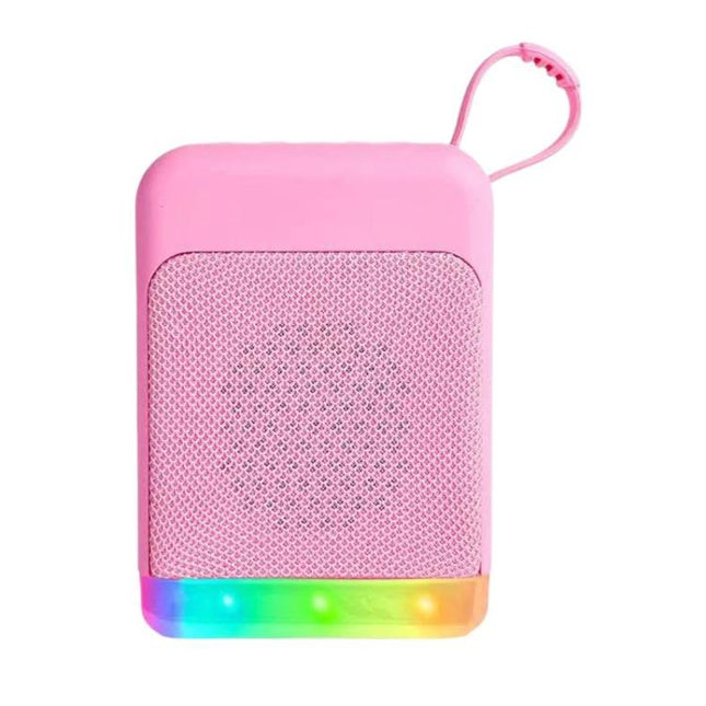 Mini Retro Bluetooth Speaker With RGB Lights TF Card & U Disk Plug-In Desktop Audio