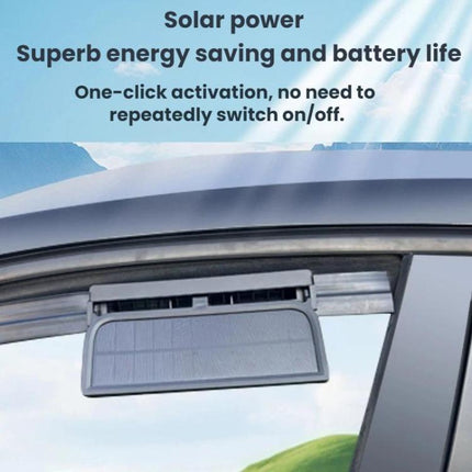 3 In 1 Solar-Powered Vehicle-Mounted Ventilation Cooling Circulating Exhaust Fan