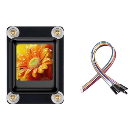 Waveshare 0.85 Inch Mechanical LCD ScreenKey, IPS Panel, 128 X 128 Resolution, 65K Color, SPI Communication Interface, Keycap White, Keycap Black, Module White, Module Black