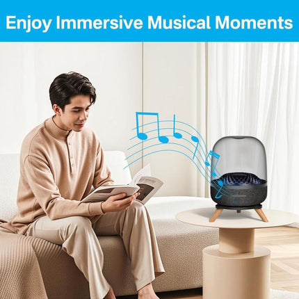 JJ-9300-B-0 For Harman Kardon SoundSticks 4 / Aura Studio 3 / 4 Acrylic Speaker Stand