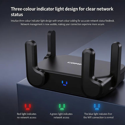 COMFAST CF-WR632AX 3000Mbps WiFi 6 Mesh WIFI Gigabit Router 2.4G/5.8GHz Dual-Band Wireless Signal Amplifier With 2.5G WAN/LAN Port, USB 3.0, US Plug, EU Plug, UK Plug, AU Plug