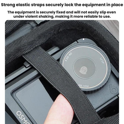For DJI Action 6 / 5 / 4 / Insta360 Ace Pro 2 Flymile Street Photography Handle Storage Bag