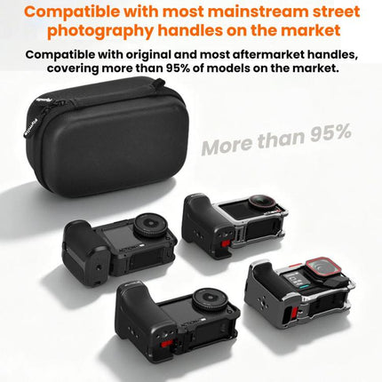 For DJI Action 6 / 5 / 4 / Insta360 Ace Pro 2 Flymile Street Photography Handle Storage Bag