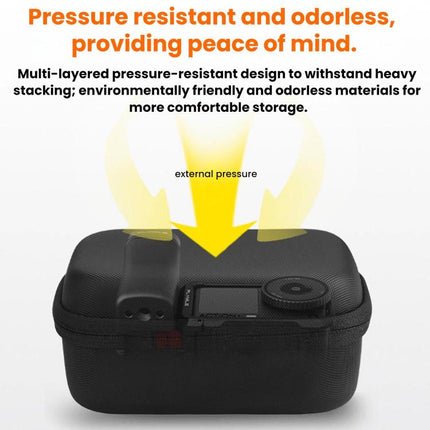For DJI Action 6 / 5 / 4 / Insta360 Ace Pro 2 Flymile Street Photography Handle Storage Bag