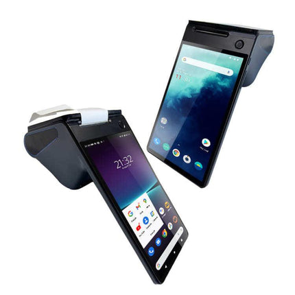 Z108 Android Handheld POS Cash Register, Dual-Screen Touch Scanning Payment Device For Supermarket & Restaurant, 2.6 inch EU Plug, 3.9 inch EU Plug