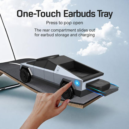 3-In-1 Magnetic Wireless Charging Station Cybertruck Shaped Fast Charging Dock Rotatable Charger Stand for Phone, iWatch, AirPods