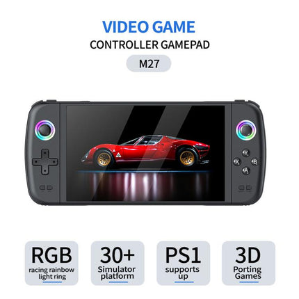 SJGAM M27 Handheld Gaming Console 7 Inch 3D Large Screen HD Portable Console, 64GB, 128GB, 256GB, 64GB+2pcs Game Controller, 128GB+2pcs Game Controller, 256GB+2pcs Game Controller
