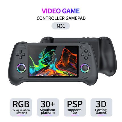 SJGAM M31 HD Retro Handheld Game Console 5.1 Inch RGB Joystick 3D Portable Arcade, 64GB, 128GB, 256GB