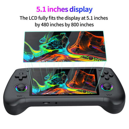 SJGAM M31 HD Retro Handheld Game Console 5.1 Inch RGB Joystick 3D Portable Arcade, 64GB, 128GB, 256GB