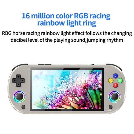 SJGAM M22 PRO 5 Inch HD IPS Open Source Retro Portable Handheld Game Console With Controller, 64GB Gray, 128GB Gray, 256GB Gray, 64GB Black, 128GB Black, 256GB Black