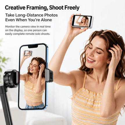 Magnetic Selfie Screen Phone Screen Mirroring Device Rear Camera Wireless Display Monitor