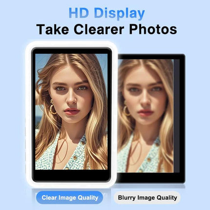 Smartphone Rear Wireless Screen Mirroring Device With Fill Light Outdoor Bluetooth Magnetic Selfie Display