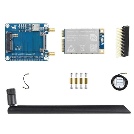 Waveshare For Raspberry Pi LoRaWAN Gateway Module Standard Mini-PCIe Socket, SX1302 868M, SX1302 868M With Expansion Board, SX1303 868M, SX1303 868M With Expansion Board, SX1302 915M, SX1302 915M With Expansion Board, SX1303 915M                       ...