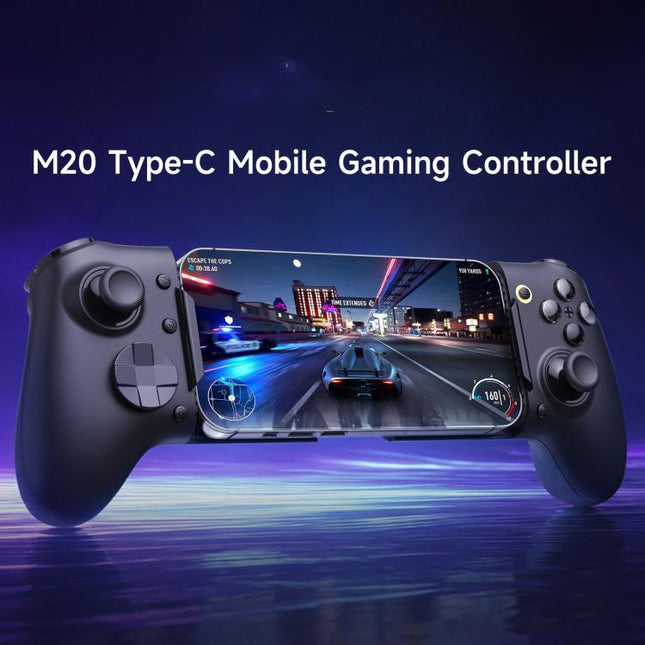 EasySMX M20 USB-C Mobile Gaming Controller with Hall Effect Sticks RoSync Rotating ABXY Layout 1000Hz Polling Rate, M20