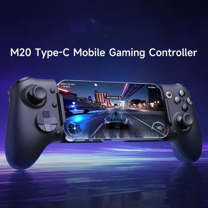 EasySMX M20 USB-C Mobile Gaming Controller with Hall Effect Sticks RoSync Rotating ABXY Layout 1000Hz Polling Rate, M20