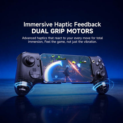 EasySMX M20 USB-C Mobile Gaming Controller with Hall Effect Sticks RoSync Rotating ABXY Layout 1000Hz Polling Rate, M20