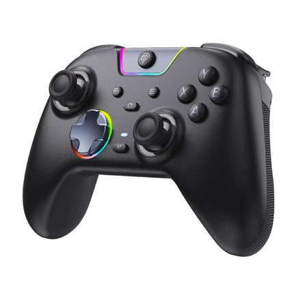 EasySMX X05Pro Wireless PC Gaming Controller Tri-Mode Hall Effect Gamepad with Dual-Stage Triggers & Silent Buttons for PC & Switch, Grey White, Black, White With Charging Dock, Black With Charging Dock