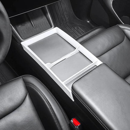 For Tesla Model Y / 3 / YL Center Console Storage Box Panel Frame