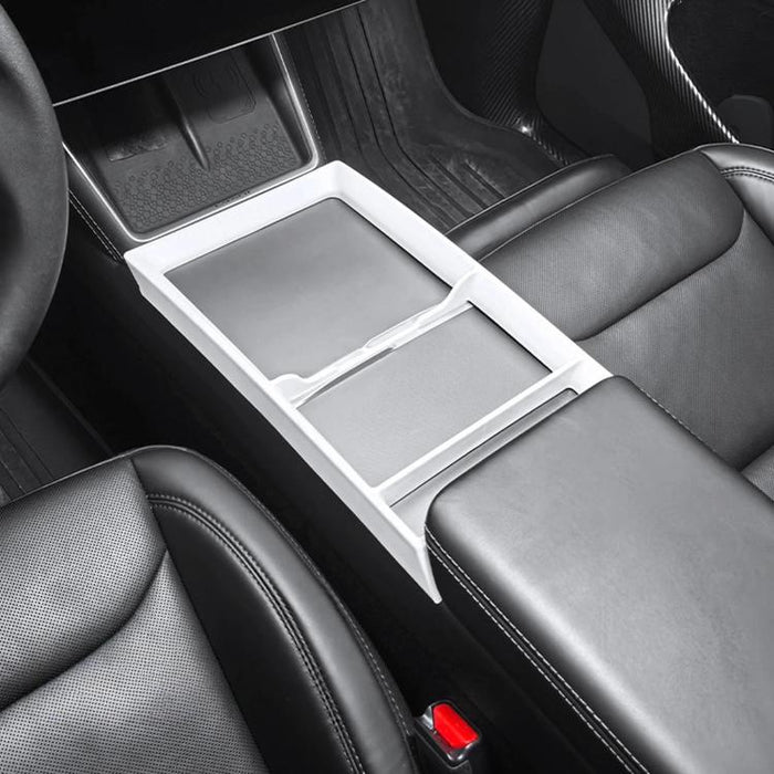 For Tesla Model Y / 3 / YL Center Console Storage Box Panel Frame
