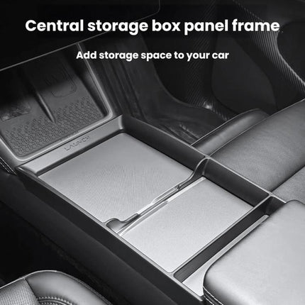 For Tesla Model Y / 3 / YL Center Console Storage Box Panel Frame