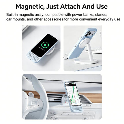 AKKO Magnetic Phone Case External Keyboard, For iPhone 16 Pro Max Black, For iPhone 16 Pro Max White, For iPhone 16 Pro Max Pink, For iPhone 17 Pro Max White, For iPhone 17 Pro Max Pink, For iPhone 17 Pro Max Green, For iPhone 17 Pro Max Black         ...
