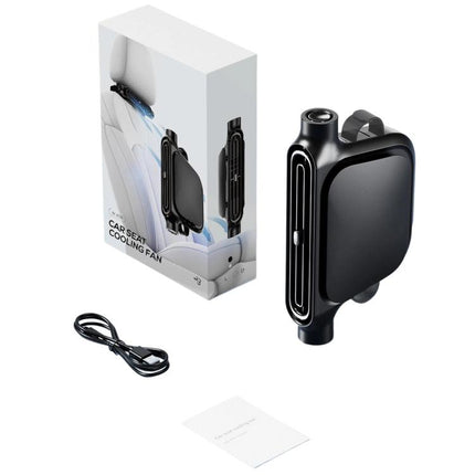 KLX09 3-Speed High Wind Car Seat Fan USB Brushless Motor Cooling Fan