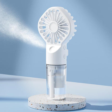 Handheld Misting Fan Portable Water Spray Fan Type-C Rechargeable Mini Personal Face Mister Fan
