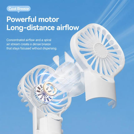 Handheld Misting Fan Portable Water Spray Fan Type-C Rechargeable Mini Personal Face Mister Fan