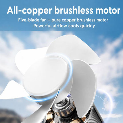 F4508 Adjustable Clip-On Front Baffle Car Fan 3-Speed Portable Quiet Cooling Fan, F4508