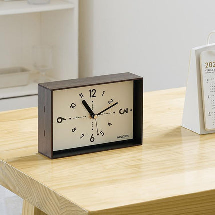 wozoom Living Room Table Clock Ornament Vintage Home Desk Clock