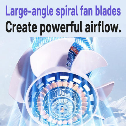 Y29 Handheld Ice Compress Fan With Digital Display 199-Speed Portable Outdoor Fan