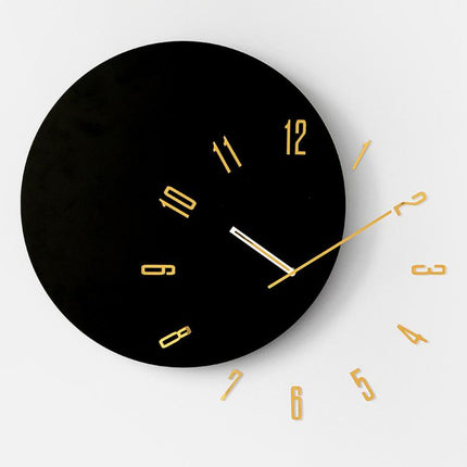wozoom Living Room Modern Minimalist Wood Silent Decorative Clock