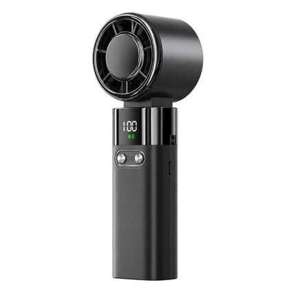 Y38 100-Speed Stepless Speed Regulation Handheld Ice Cooling Fan Portable Rechargeable Quiet Fan