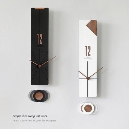 wozoom Living Room Modern Wall Clock Minimalist Silent Decorative Clock, Cross Line Small White, Cross Line Small Black, Radial Line Small White, Radial Line Small Black, Cross Line Large White, Cross Line Large Black, Radial Line Large White          ...
