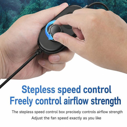 Brushed Motor Car Fan 5-Blade High Wind Silent Vehicle Fan, Non-reversible, Reversible