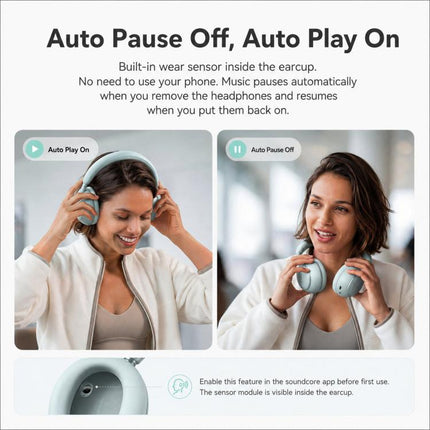 ANKER Soundcore D1402 Space 2 Wireless Over-Ear Noise Reduction Bluetooth Headphones