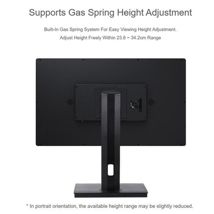 Waveshare 34443 VESA Desktop Monitor Stand For 21.5~ 27inch Monitors With 75 × 75 / 100 × 100 mm VESA Mounting Holes, 21.5~ 27inch