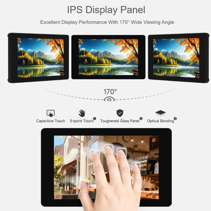 DSI Capacitive Touch Display 480 × 800 Resolution, IPS Display Panel, Waveshare 4inch, Waveshare 4.3inch