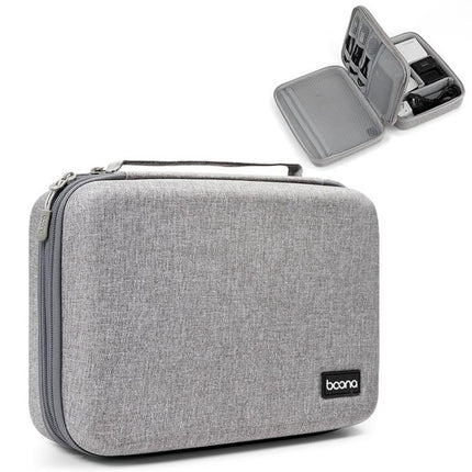 Baona BN-F029 Hard EVA Electronic Organizer Travel Case Double Layer Tech Bag