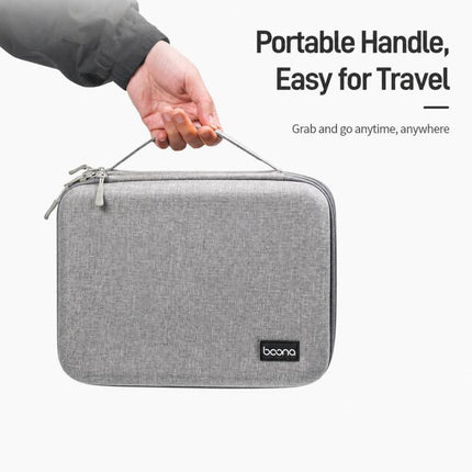 Baona BN-F029 Hard EVA Electronic Organizer Travel Case Double Layer Tech Bag