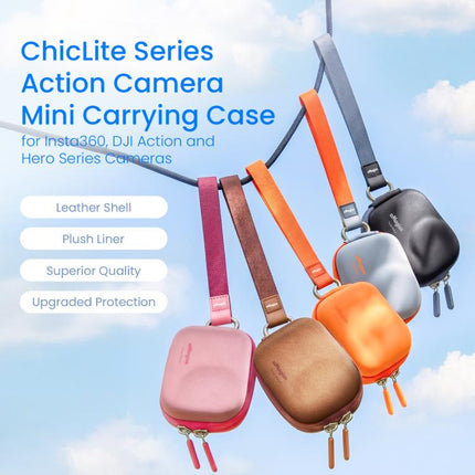 AMagisn ChicLite Series Action Camera Mini Carrying Case For Insta360, DJI Osmo Action & GoPro Hero