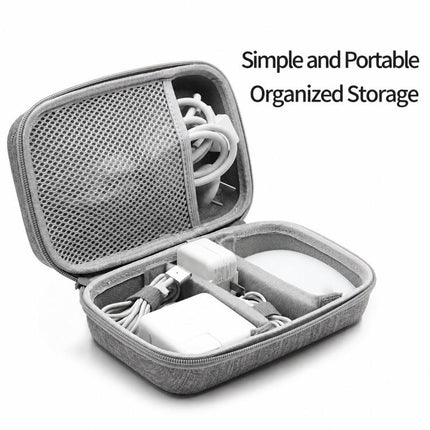 Baona BN-F016 Hard EVA Power Adapter Case Portable Travel Electronics Organizer for Laptop Charger Cable