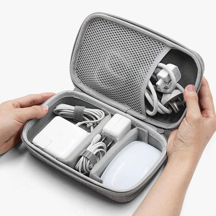 Baona BN-F016 Hard EVA Power Adapter Case Portable Travel Electronics Organizer for Laptop Charger Cable