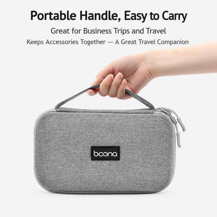 Baona BN-F016 Hard EVA Power Adapter Case Portable Travel Electronics Organizer for Laptop Charger Cable