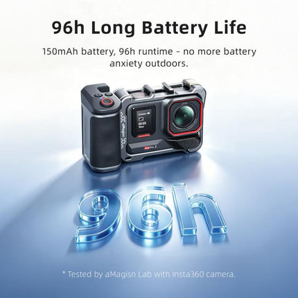 aMagisn Bluetooth Xplorer Grip Kit, For Insta360 Ace Pro 2 / Ace Pro / X5, For Insta360 GO Ultra