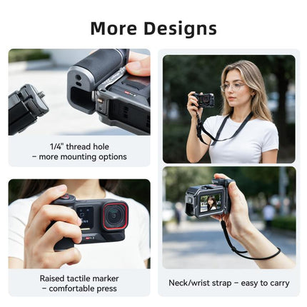aMagisn Bluetooth Xplorer Grip Kit, For Insta360 Ace Pro 2 / Ace Pro / X5, For Insta360 GO Ultra