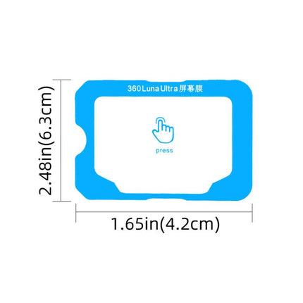 For Insta360 Luna Ultra BRDRC Jet Lens Protector AR Tempered Glass Screen Protector, Screen Protector+Tool, Lens+Screen Protector+Tool