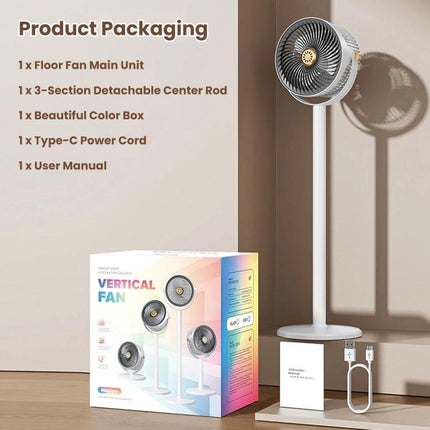 Home Use High-Power Extendable Desktop/Floor Fan